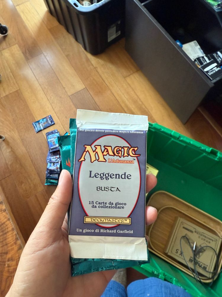 Italian legends booster pack 
