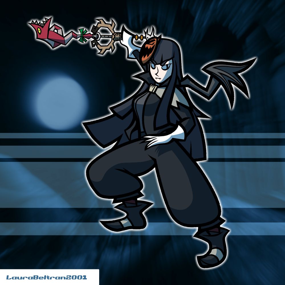 Satsuki with tha Keyblade wtf badass