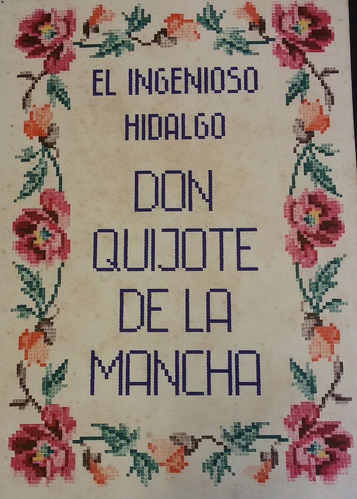 Montserrat Alberich typewriter art, title page of Don Quijote.