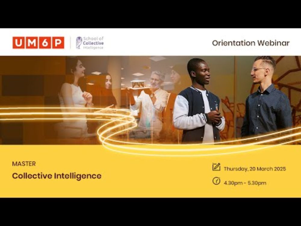UM6P - WEBINAR - Master's Degree in Collective Intelligence