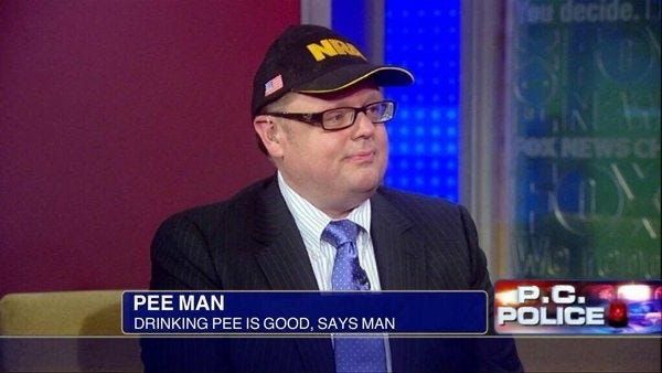 Todd Starnes, Mama’s Very Good Little Man. He loves chugging piss.