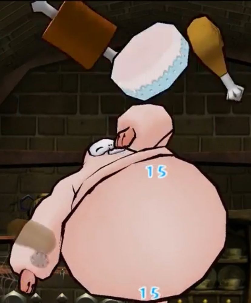 What do you MEAN there's a minigame where you need to feed him excessively