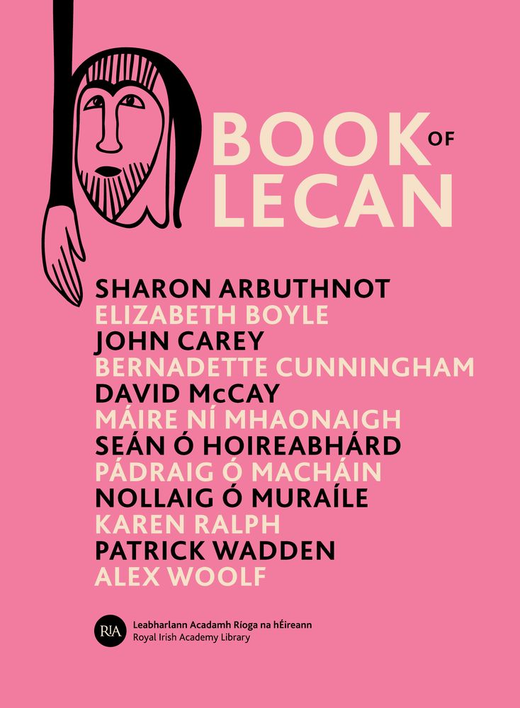 Poster advertising the Book of Lecan conference, 2-3 October 2025, in the Royal Irish Academy, Dublin.