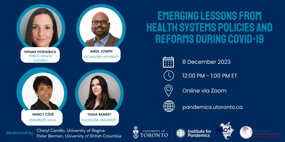 Emerging lessons from health systems policies and reforms during COVID-19 - Institute for Pandemics