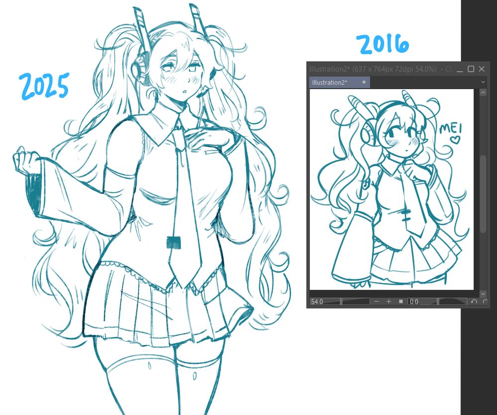 mei from 8beatstory cosplaying as miku