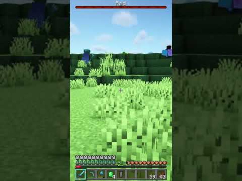 WHAT DO RAVAGERS EAT! #Minecraft #Shorts