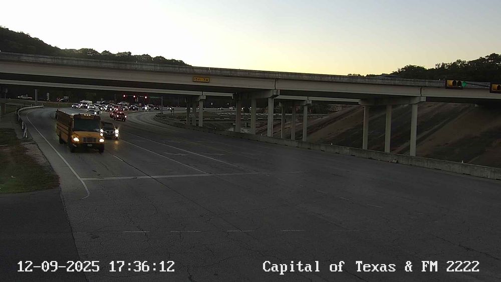 screenshot from a traffic camera nearby