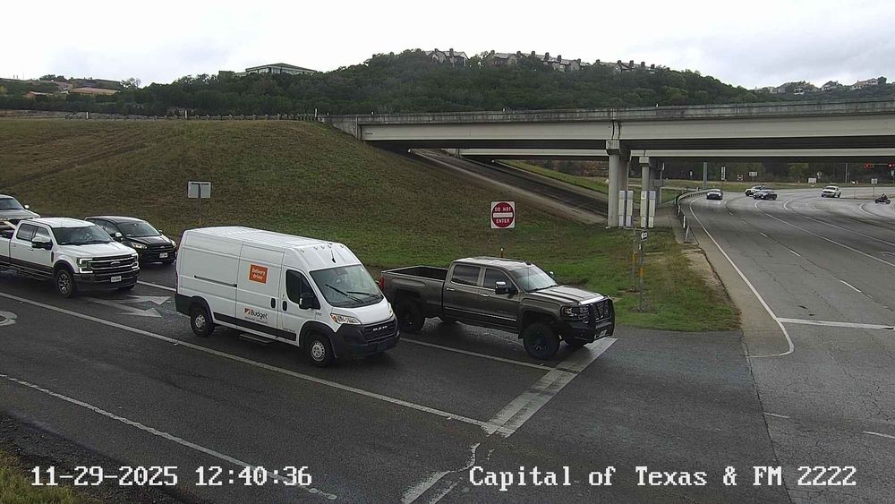 screenshot from a traffic camera nearby