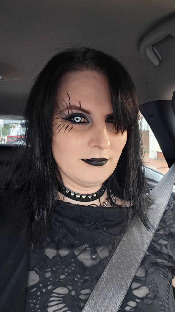 Me now. Funky contact lens aside this is a pretty normal look for me, I've been through so much to still be here 