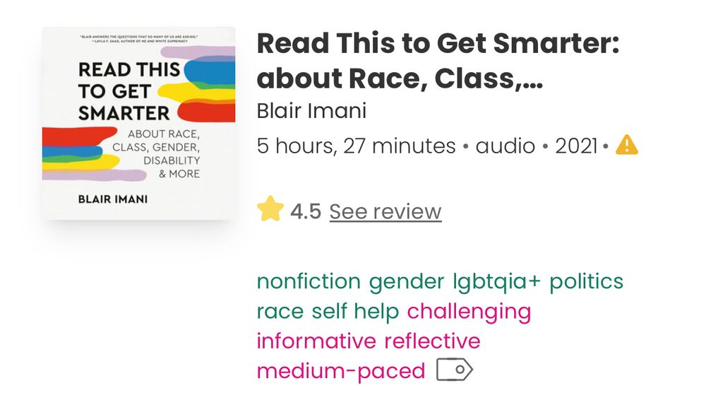 Read This to Get Smarter about Race, Class, Gender, Disability & More by Blair Imani