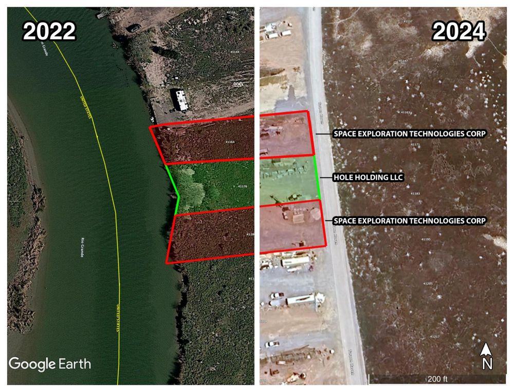 Before and after: Aerial photos show what being Elon Musk's neighbor can do to your land