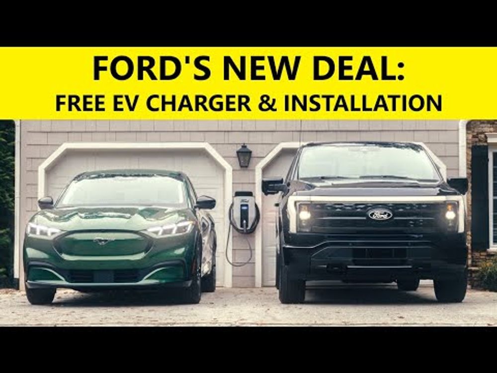 Ford's Power Promise: A Free 80-Amp Charger And Installation For All New EV Customers