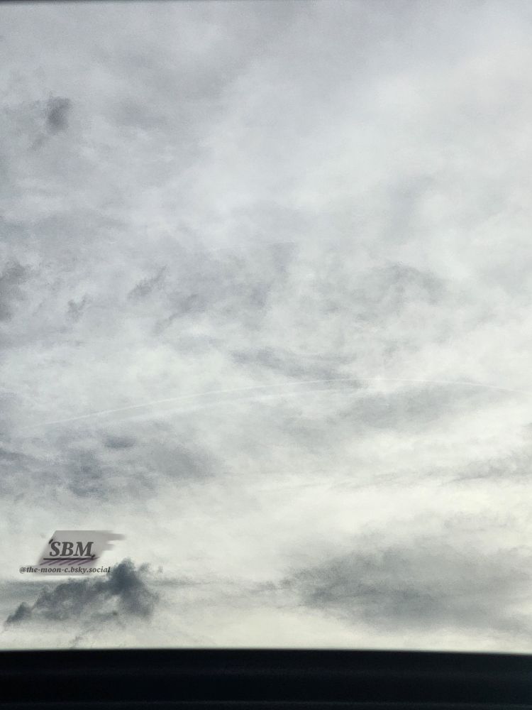 An overcast of bright grey stratus clouds