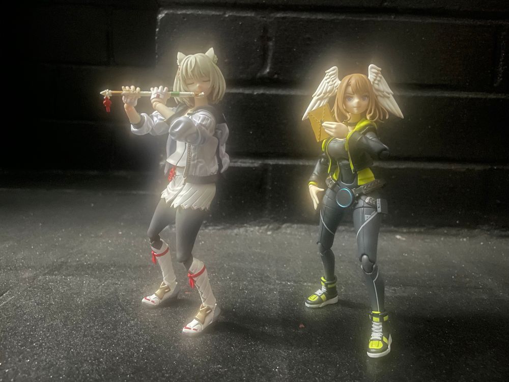 Mio and Eunie figmas from Xenoblade Chronicles 3