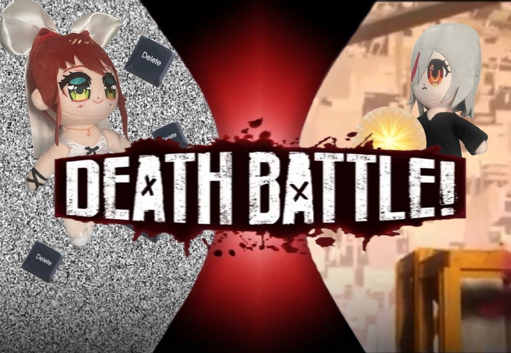 Monika from Doki Doki Literature Club vs Sage from Sonic Frontiers 