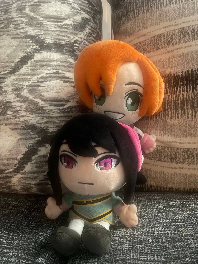 Li Ren and Nora Valkyrie from RWBY plushies