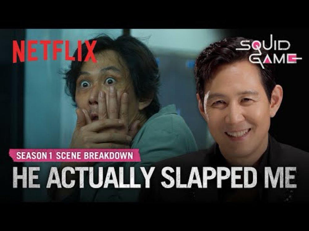 Lee Jung-jae breaks down the ddakji scene with Gong Yoo | Squid Game | Netflix [ENG SUB]