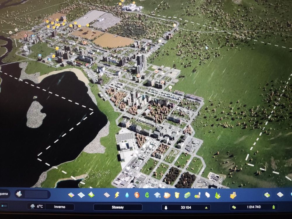 Chuva sobre minha cidade no Cities Skylines 2