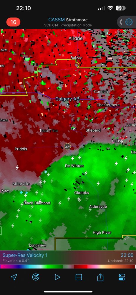Velocity radar with 
Mping location