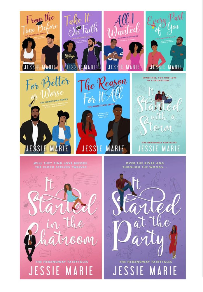 Screenshot of all my books