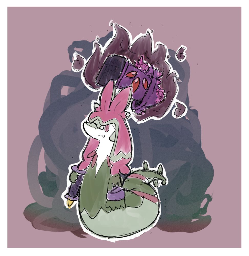 Serperior x Tinkaton fusion