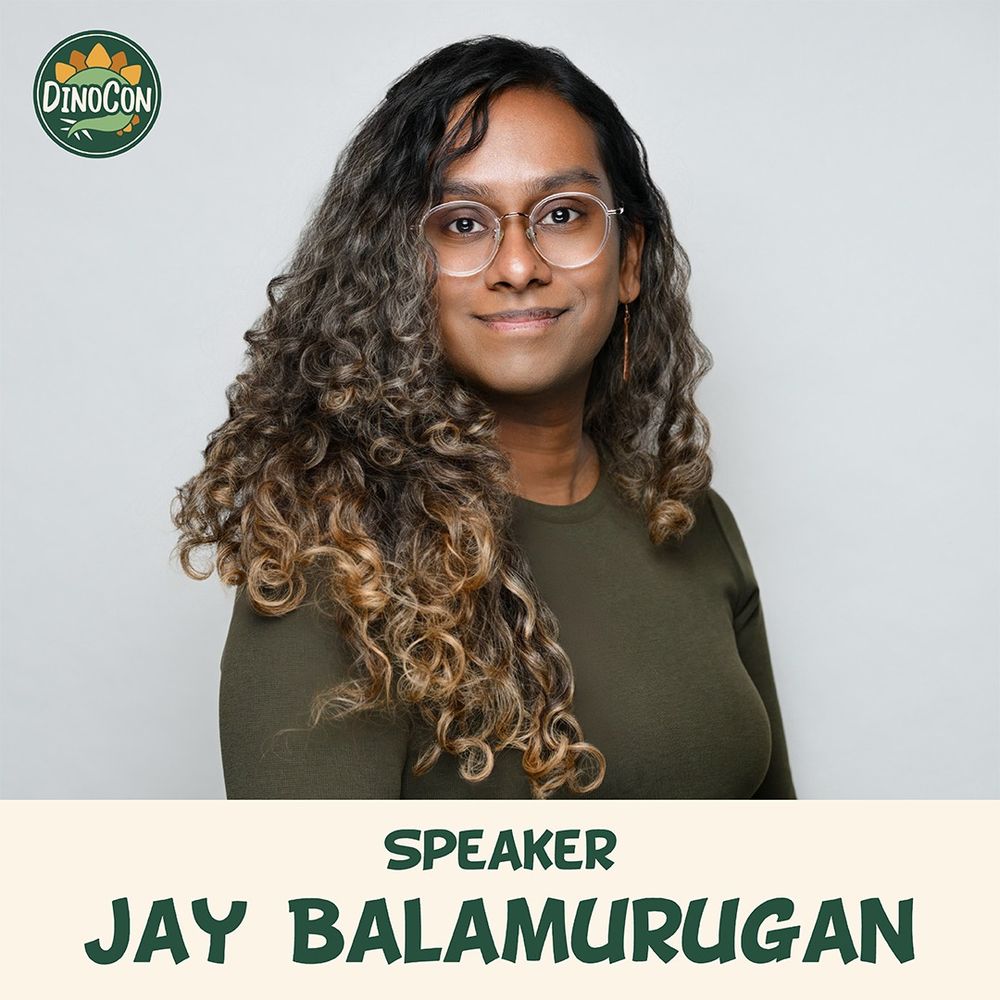 DinoCon promo pic featuring speaker Jay Balamurugan.
