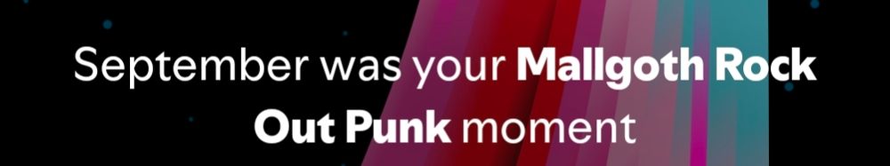 September was your Mallgoth rock out punk moment