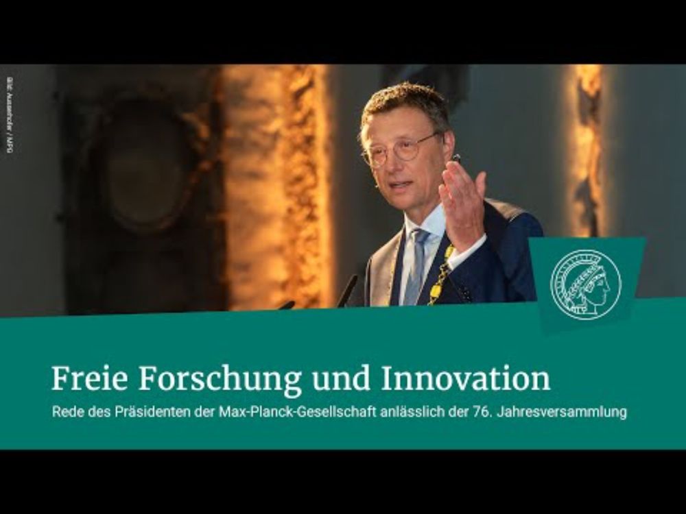 Freie Forschung und Innovation | Rede Prof. Patrick Cramer