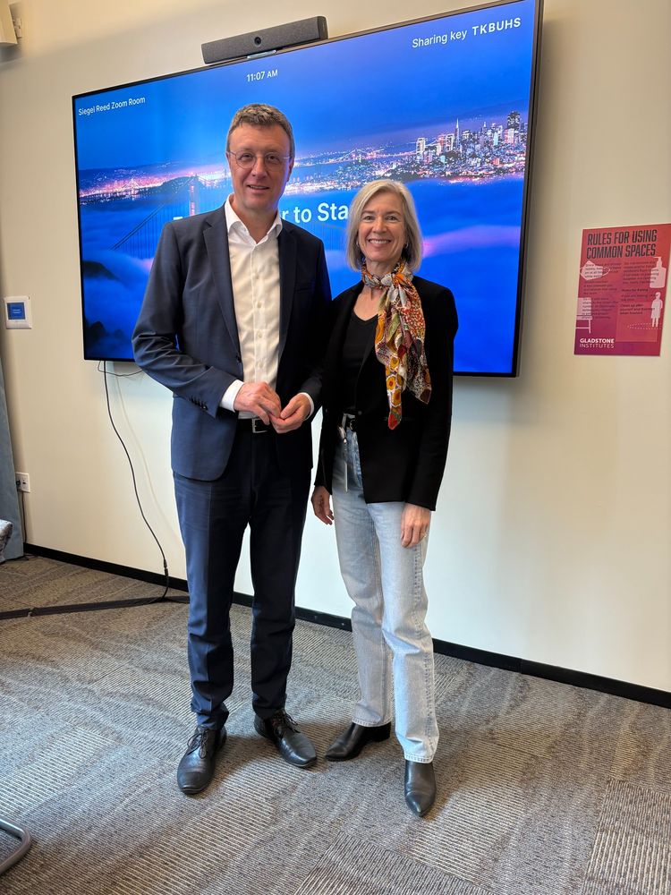 Patrick Cramer and Jennifer Doudna