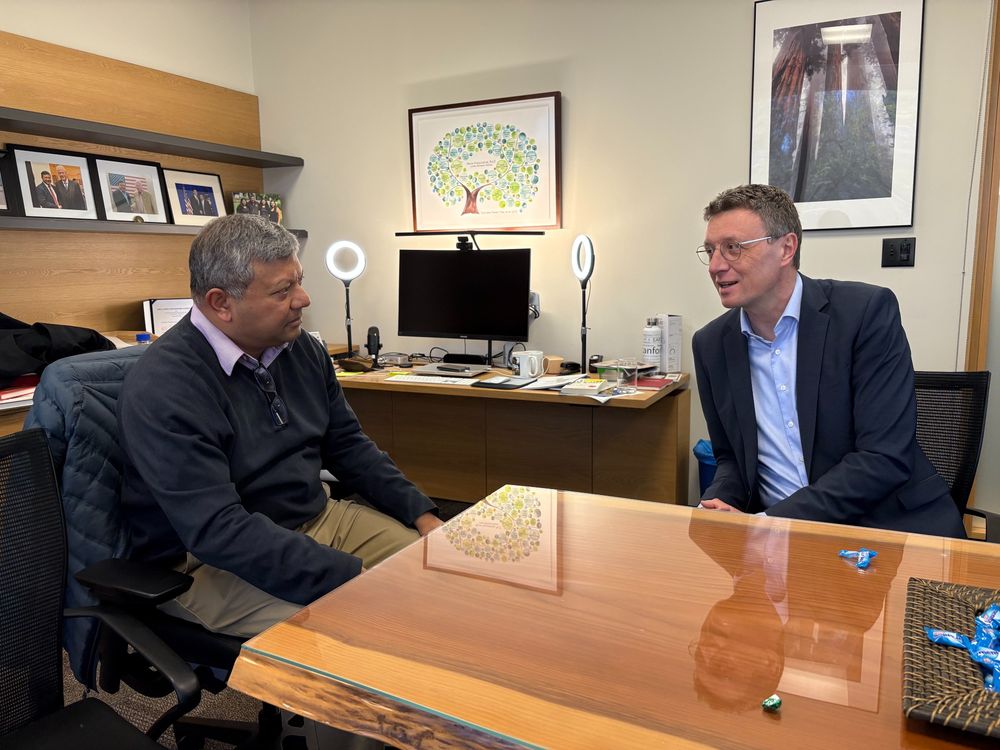 Dr. Arun Majumdar and Patrick Cramer