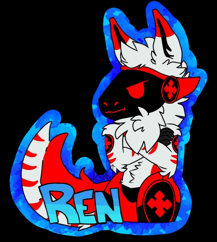 Badge for a friend. I love his protogen!!