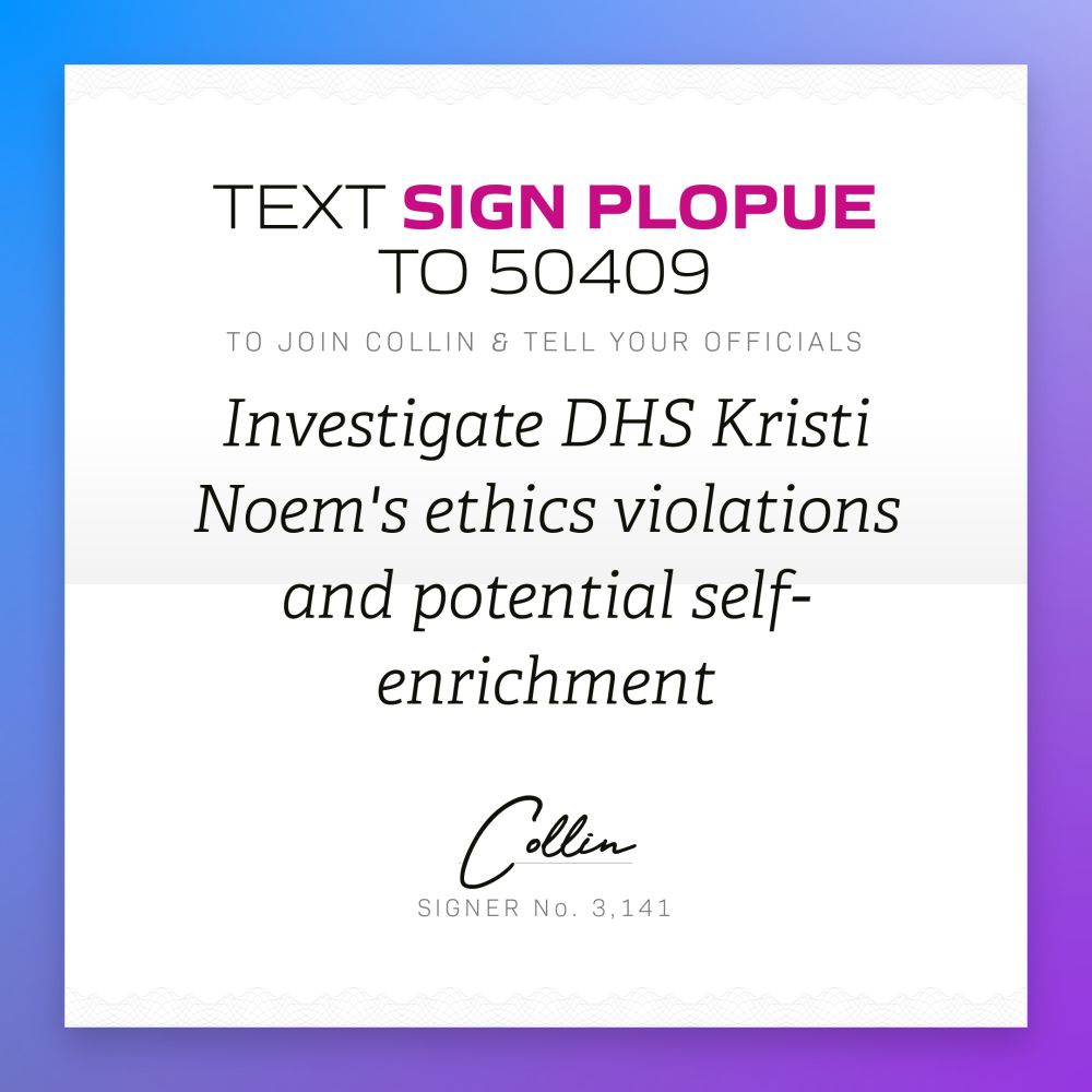 The alleged actions of Secretary Kristi Noem in accepting an $80,000 payment from a dark money group to her personal company while serving as governor of South Dakota are highly concerning and deserve thorough investigation. By failing to disclose this income on her federal financial disclosure form, she appears to have violated ethics requirements for federal officials.

It is unacceptable for an elected leader to secretly profit from political donations intended to promote their agenda and campaigns. The fact that the source of the $80,000 remains unknown due to the dark money nature of the group raises further issues around transparency and accountability.

There are also potential violations of South Dakota law, which mandates that top officials like the governor devote their full time and efforts to their official roles, not maintain undisclosed private businesses. Noem's creation of an LLC in Delaware to receive funds from this political nonprofit while she was governor warrants scrutiny.

This concerning situation, where donors may have had undue influence over an elected official through payments to her personal income, undermines public trust and the integrity of government institutions. I urge you to immediately open an investigation into Secretary Noem's actions and any ethics violations or corruption that may have occurred. If the allegations are substantiated, she should be immediately removed from her position to preserve the integrity of public service and send a clear message that such self-enrichment at the expense of donors will not be tolerated. 

The American people deserve full transparency and leaders who are truly serving the public interest, not exploiting their positions for personal financial gain from unknown sources. Thorough oversight is needed to uphold accountability and ethical standards for those in power.