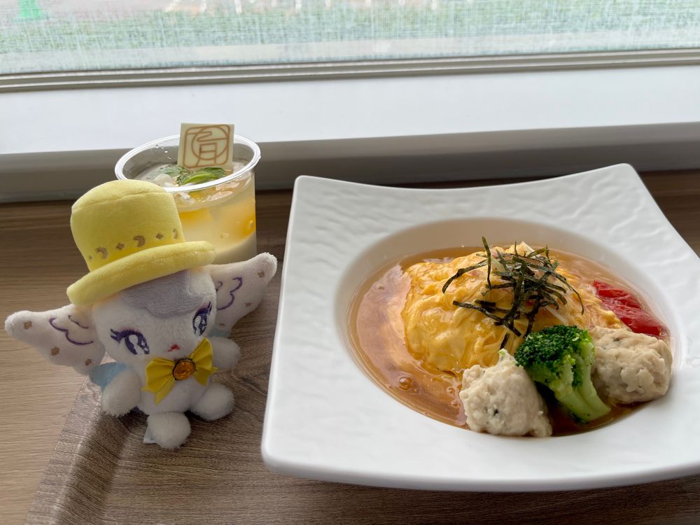 朝一であん かけオムライス&モヒートモちココなつ！