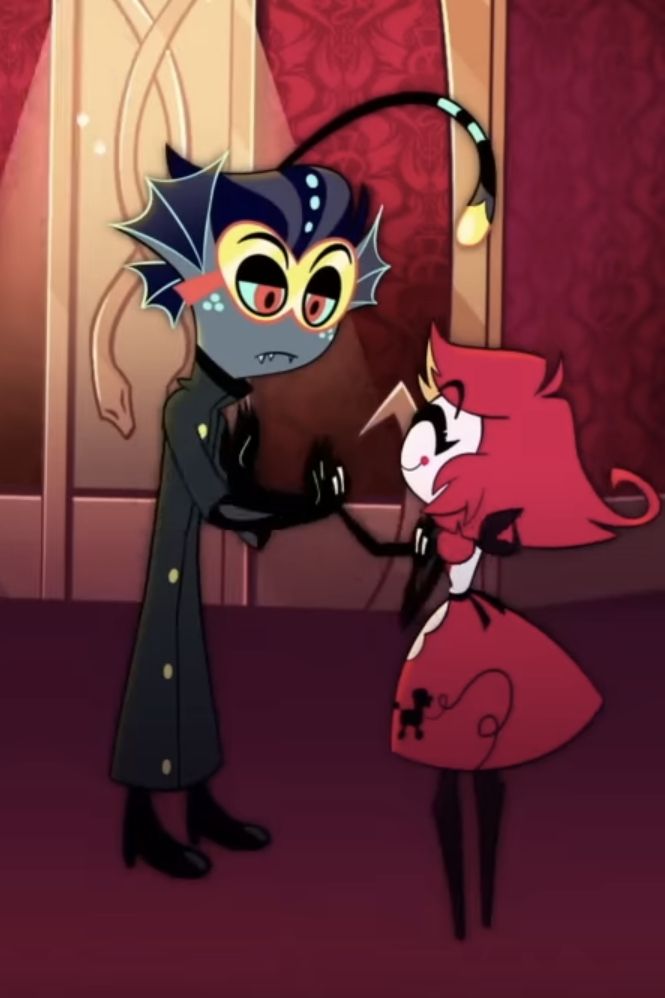 screenshot of Niffty and Baxter playing patty cake 