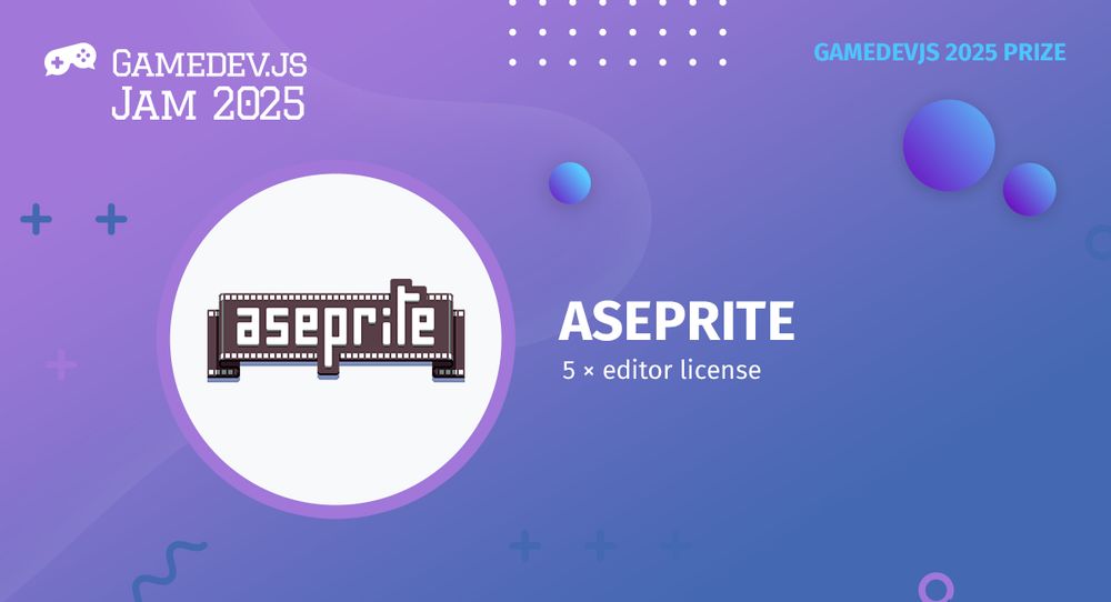 Gamedev.js Jam 2025 prize: Aseprite