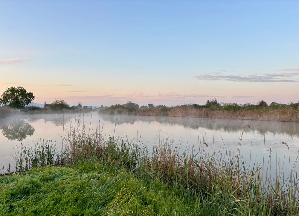 Metochi lake at dawn