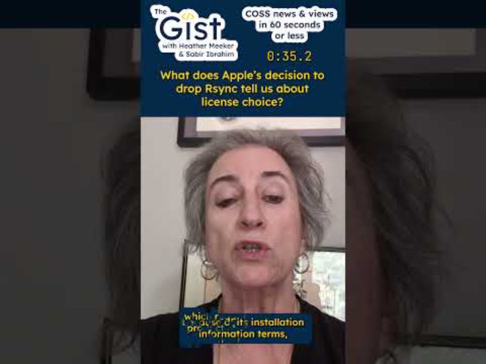 The Gist Episode 13 - Rsync license change causes replacement by Apple