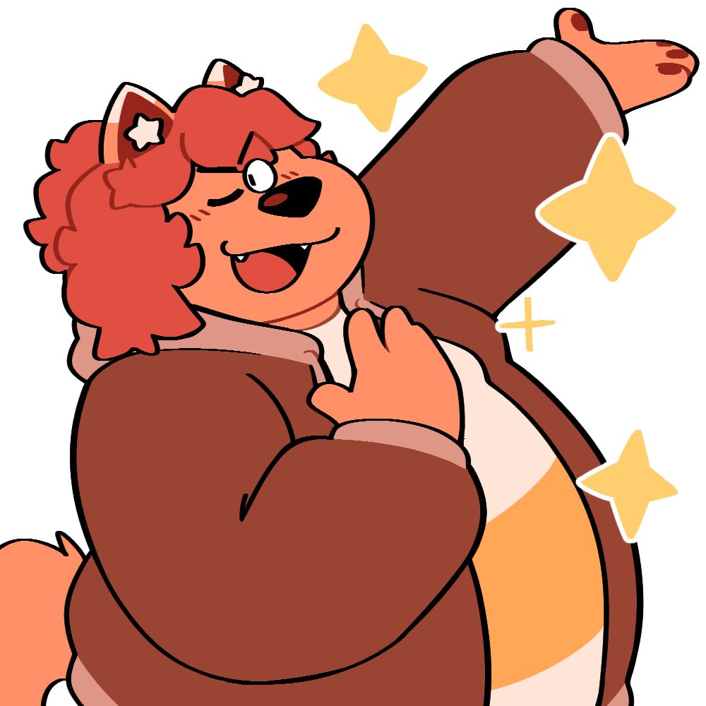 An artwork of Moya posing like he's a star or something