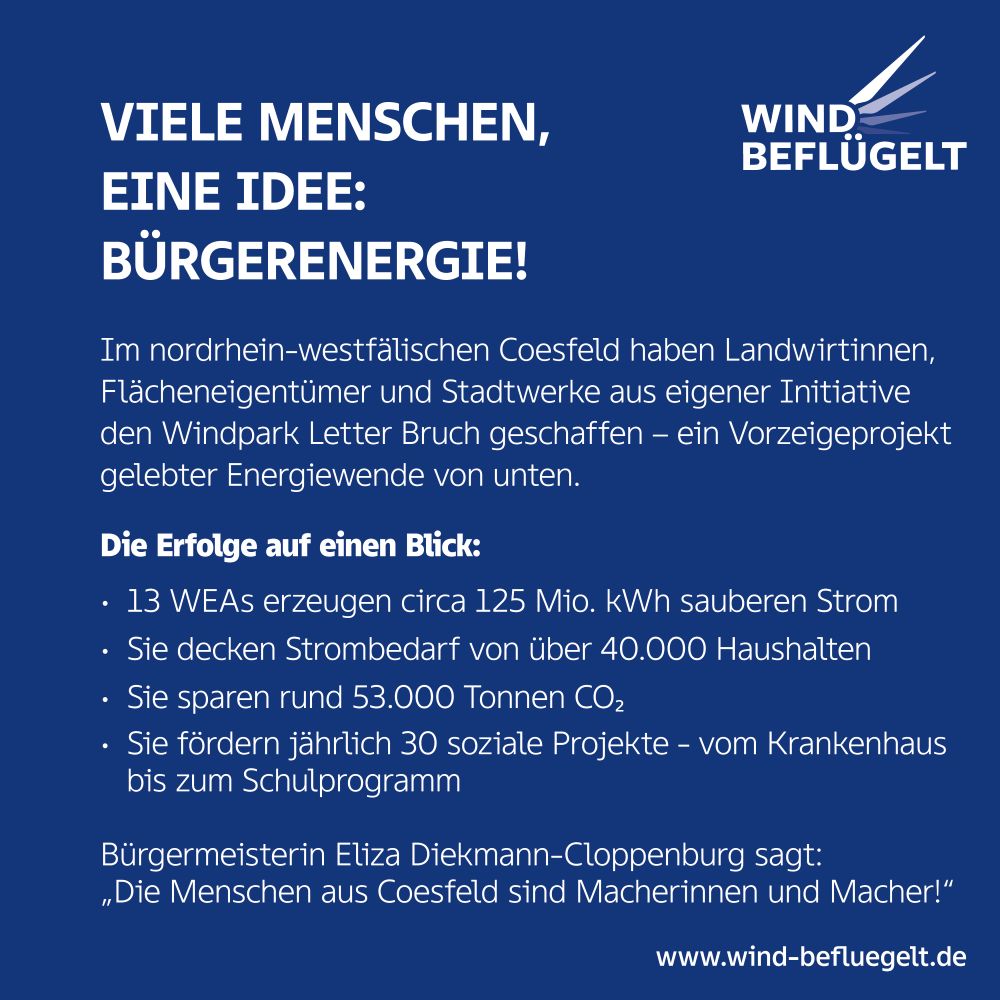 Grafik zur aktuellen "Sowas kommt von Sowas" Kampagne des Bundesverband Windenergie.