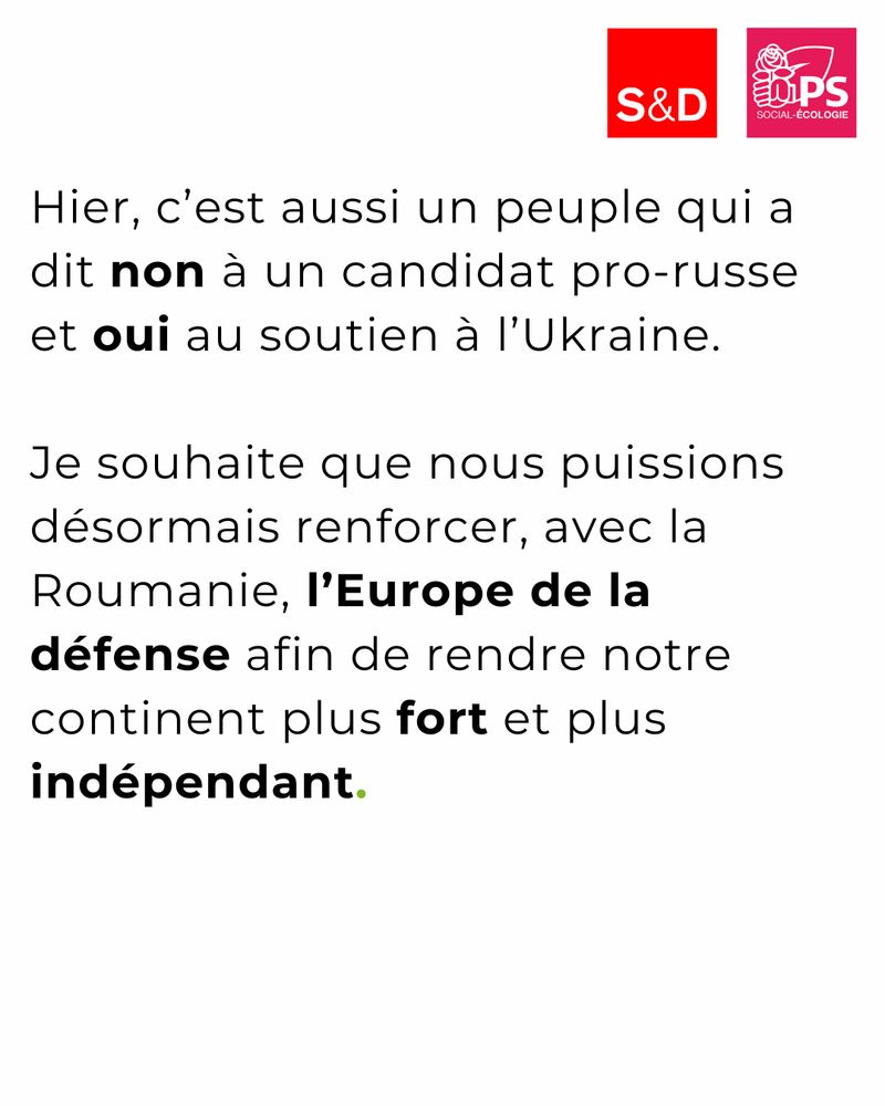 Félicitations à Nicușor Dan, nouveau président de la Roumanie. En dépit des ingérences, le peuple a choisi la démocratie, l’Europe et le soutien à l’Ukraine. Travaillons ensemble à une Europe de la défense plus forte et indépendante. #Europe #Roumanie #UE
