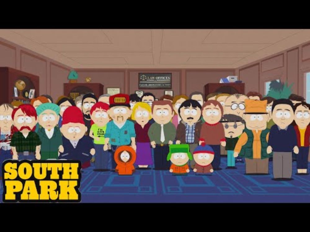 The PSA contains synthetic media | South Park