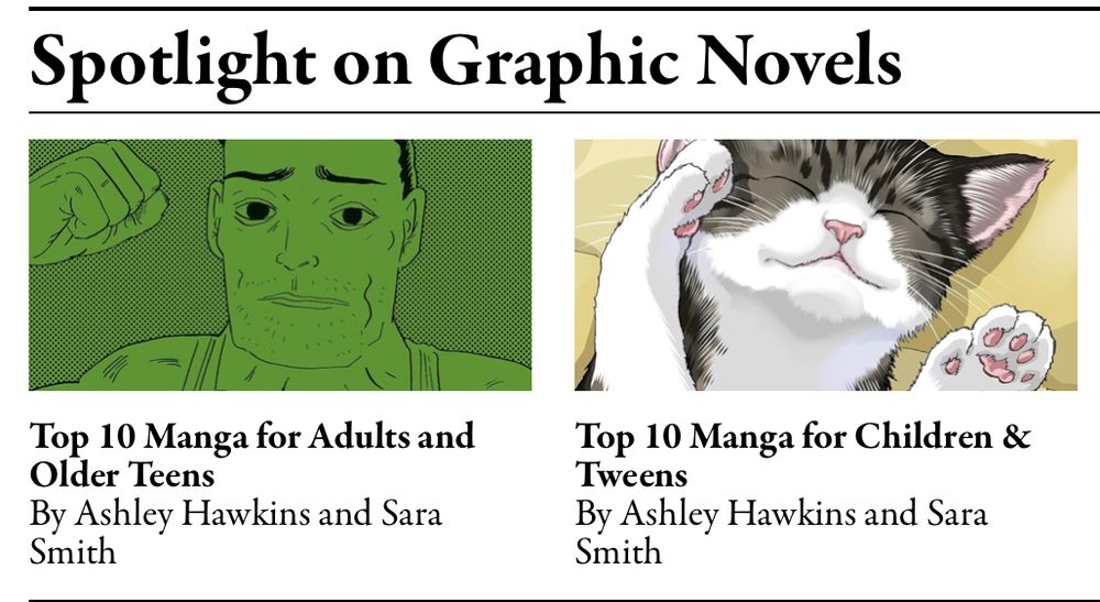 Two Top Ten Lists on Booklist.