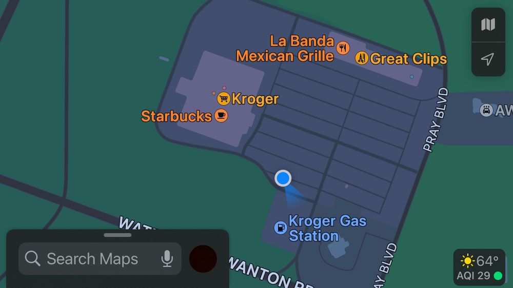 Kroger parking lot where we are - totality duration 2m06s