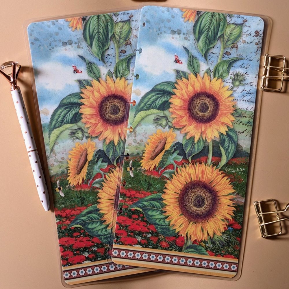 Country Sunflowers Planner Cover Skinny HP Classic Size - Etsy