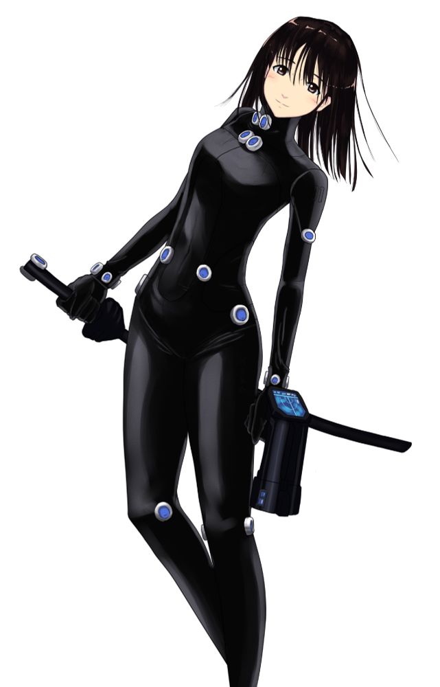 GANTZ 小島多恵 VOCALOID 初音ミク ペルソナ5 高巻杏 
ガンツ ガンツスーツ ラテックス ぴっちりスーツ ラバースーツ 武器娘 刀 Miku TakamakiAnn latex catsuit rubber suit blade KATANA