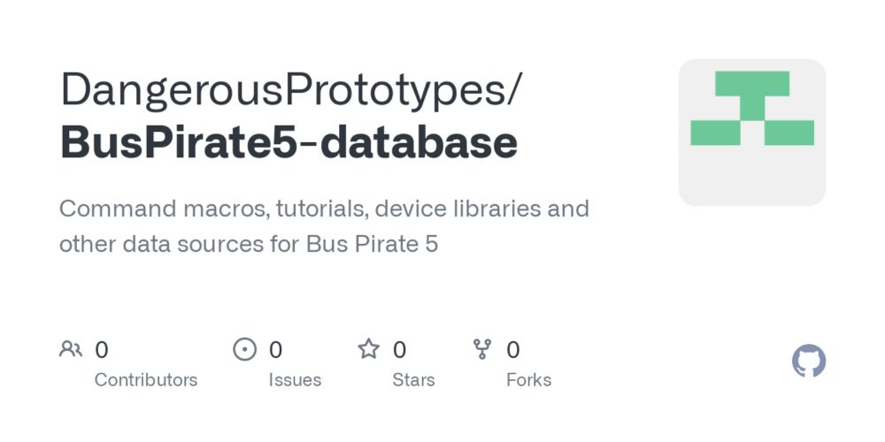 DangerousPrototypes/BusPirate5-database