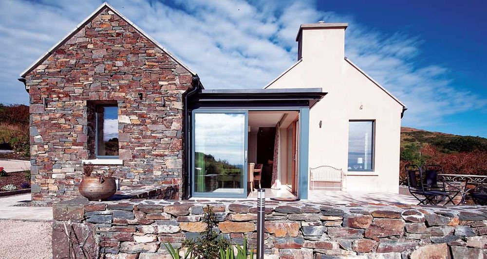 Picture of a cottage in the west of Ireland, that's been beautifully retrofitted