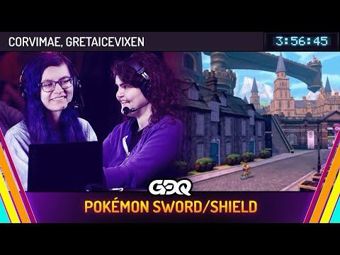 Pokémon Sword/Shield by Corvimae and GretaIceVixen in 3:56:45 - Summer Games Done Quick 2025