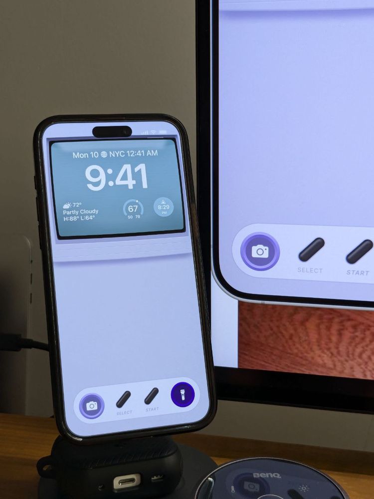 An iPhone with a snes inspired lockscreen
