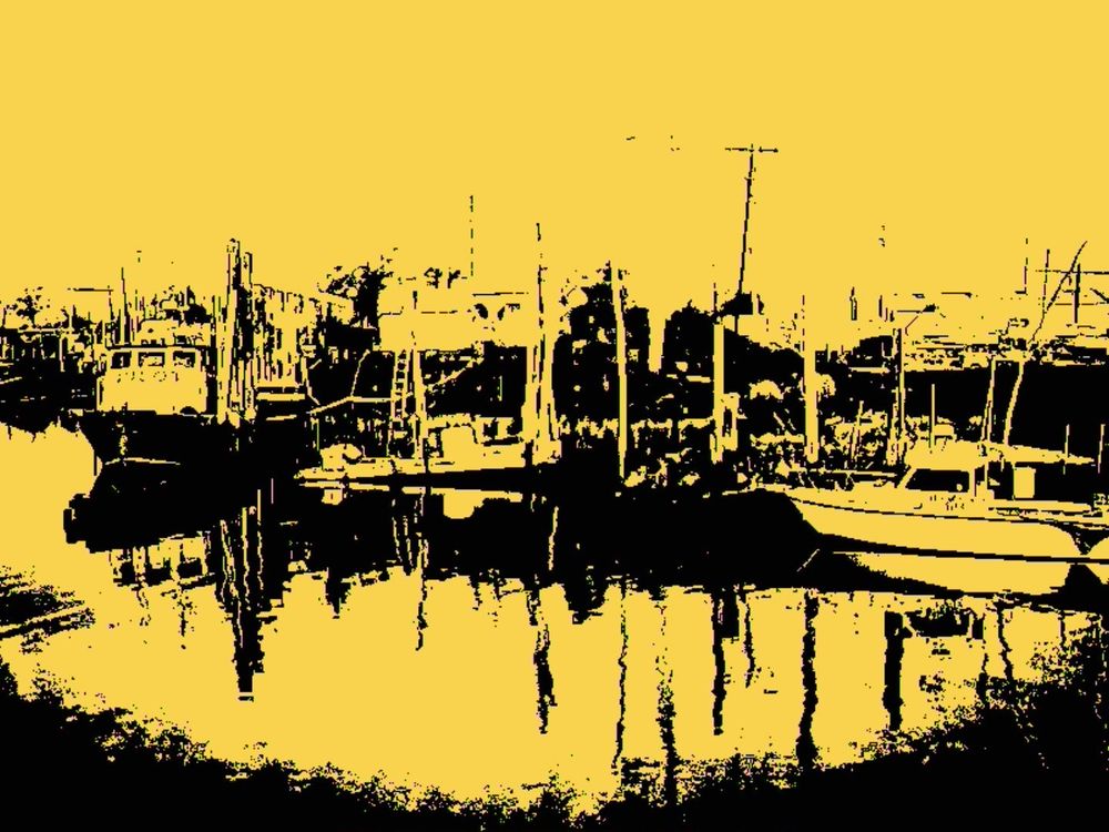 Fishing boats at dock